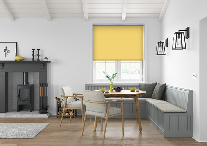 Eco Friendly, Sunny Yellow - Twist&Fit Roller Blind - Image 5